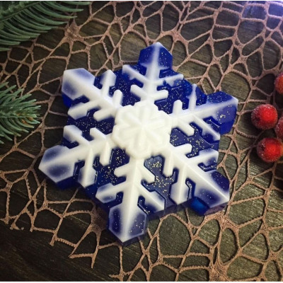 Мило ручної роботи "Сніжинка" маленька