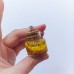 Брелок баночка з квіткою V2