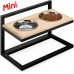 Миски на підставці для котиків та песиків Mini стенд годівничка scratchme black
