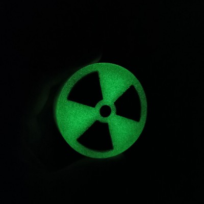 Мило ручної роботи сталкер круглий знак радіаційної небезпеки світиться Мило ручної роботи сталкер круглий знак радіаційної небезпеки світиться