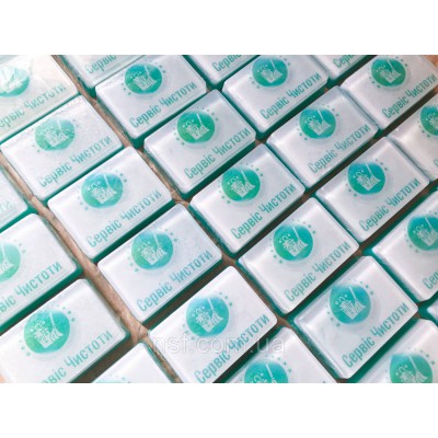 Мило з Вашим логотипом 6,5х4,5х2см