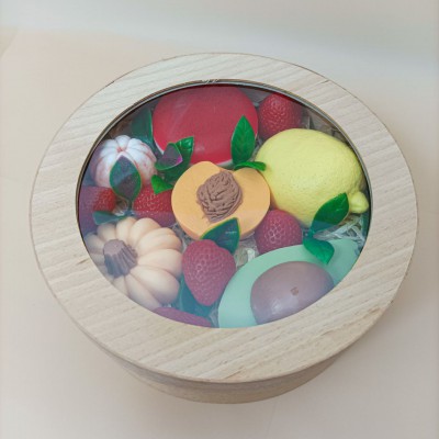 Подарунковий набір мила ручної роботи "Фруктовий з гарбузиком" Подарунковий набір мила ручної роботи "Фруктовий з гарбузиком"