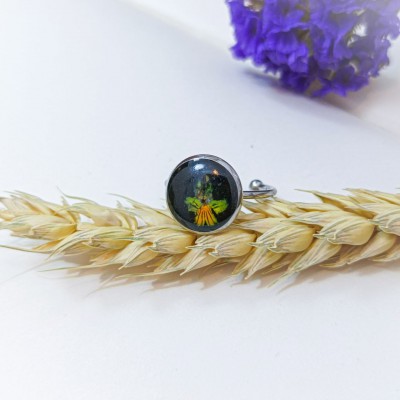 Кільце з сухоцвітами кругле V3