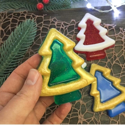 Мило ручної роботи "Ялинка" 1