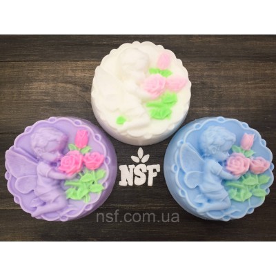 Мило ручної роботи "Ангел з трояндами"