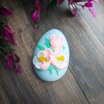 Мило ручної роботи крашанка з крокусом