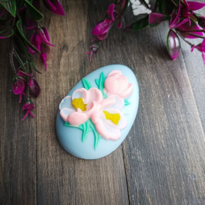 Мило ручної роботи крашанка з крокусом