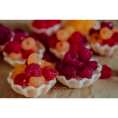 Мило ручної роботи "Тарталетка з малиною"