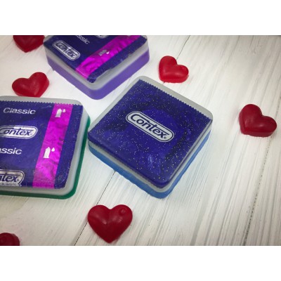 Мило ручної роботи з презервативом Мило ручної роботи з презервативом