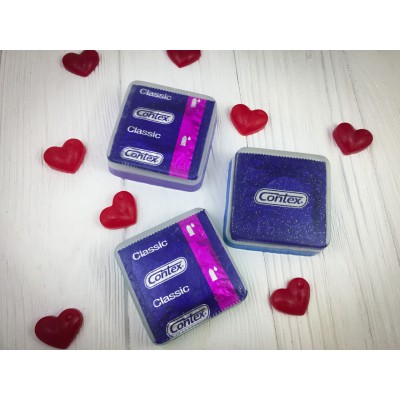 Мило ручної роботи з презервативом Мило ручної роботи з презервативом