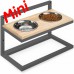 Миски на підставці для котиків та песиків Mini стенд годівничка scratchme gray